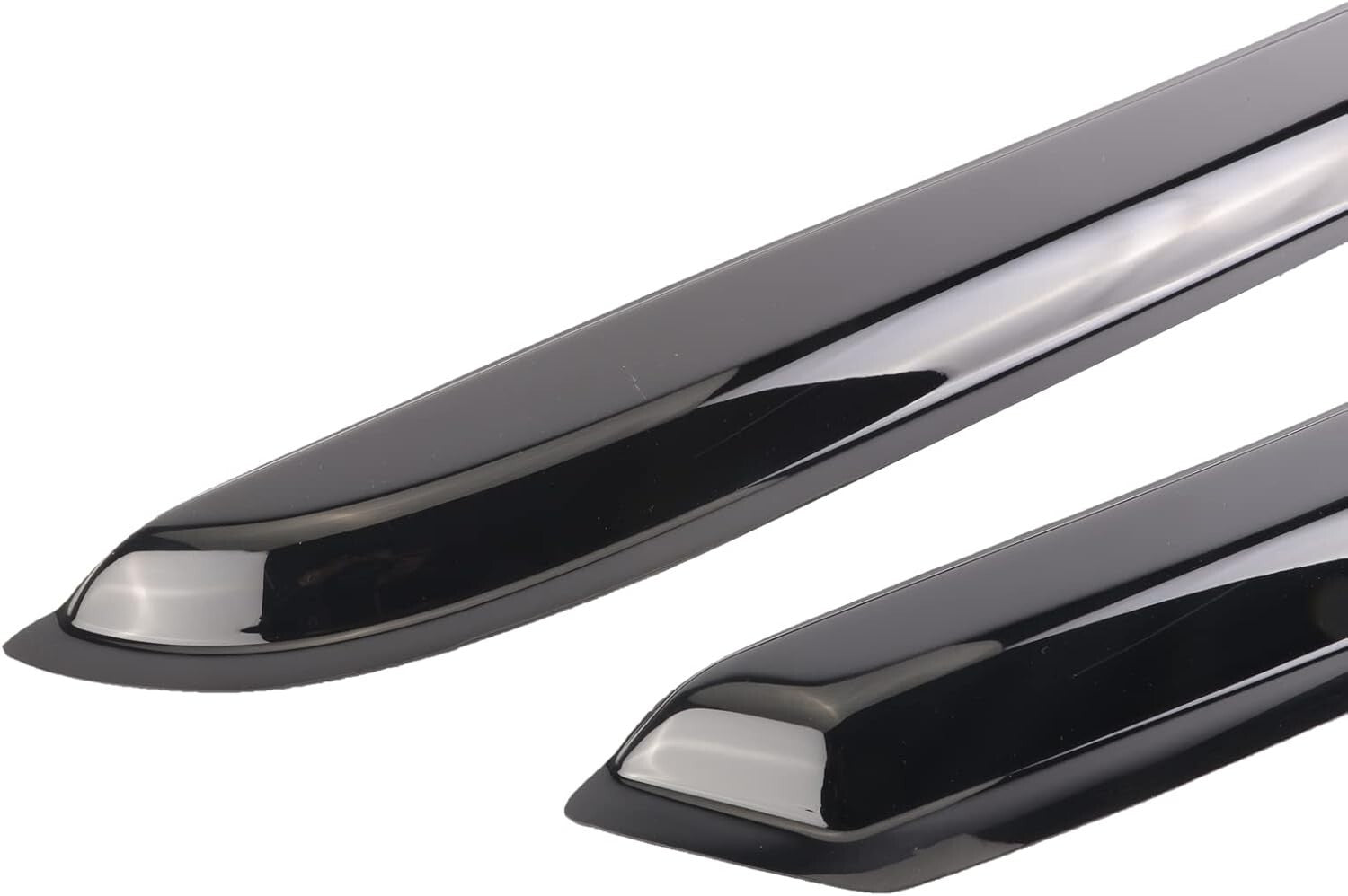 Black Acrylic Window Visors for 2009-2014 Dodge Ram 1500/2500/3500 - Set of 4
