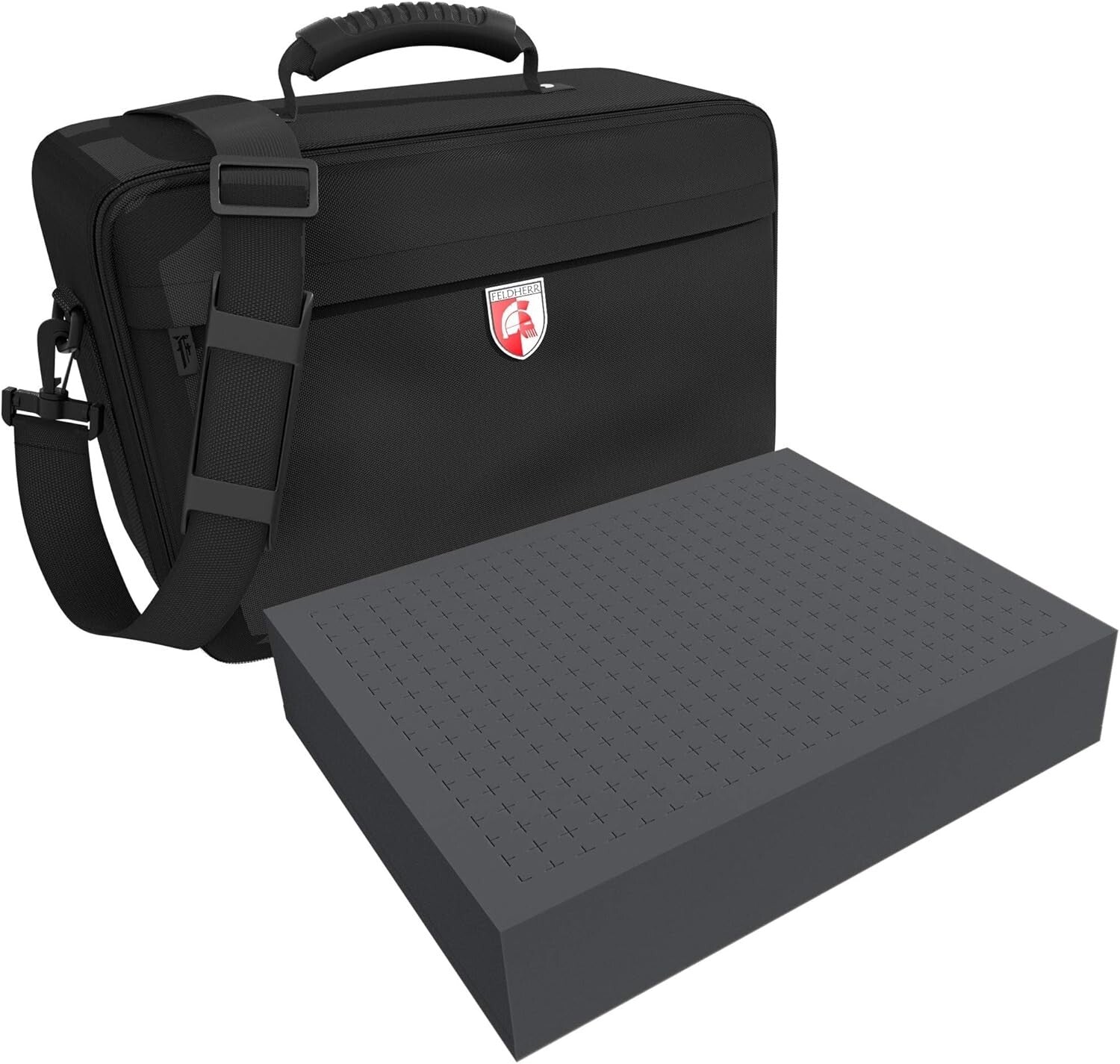 Compact Miniature Carrier with Foam Layers for 150 Figures & Monsters | 1.8 lbs