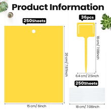Load image into Gallery viewer, Effective 250-Pack Flying Insect Traps with Twist Ties – Garden Pest Control