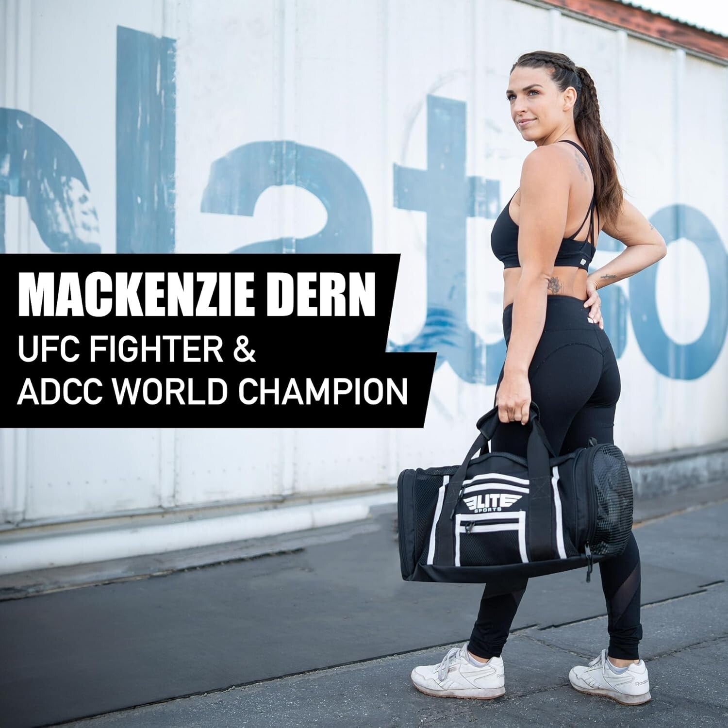 Durable Unisex Athletic Duffel Bag with Dedicated Shoe Compartment – Black