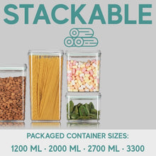 Load image into Gallery viewer, Modern 4-Piece Airtight Food Storage Set with Silicone Seal - Dishwasher Safe