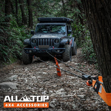 Load image into Gallery viewer, Reinforced 35000lbs Synthetic Winch Rope Kit with Sliding Protection - 76ft Long