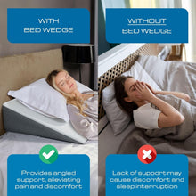 Load image into Gallery viewer, Luxurious 31x33 Extra Large Wedge Pillow - Soft Foam for Ultimate Comfort