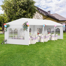 Load image into Gallery viewer, Spacious 10x30 Camp Gazebo with 5 Removable Walls - Perfect for Weddings &amp; BBQs