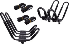 Load image into Gallery viewer, Space-Saving Dual Kayak Roof Racks with Straps - Compatible with SUVs &amp; Trucks