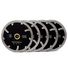 Load image into Gallery viewer, 5Pcs Turbo Blade Set - Ultimate Titanium Carbide for Professional Stone Cutting