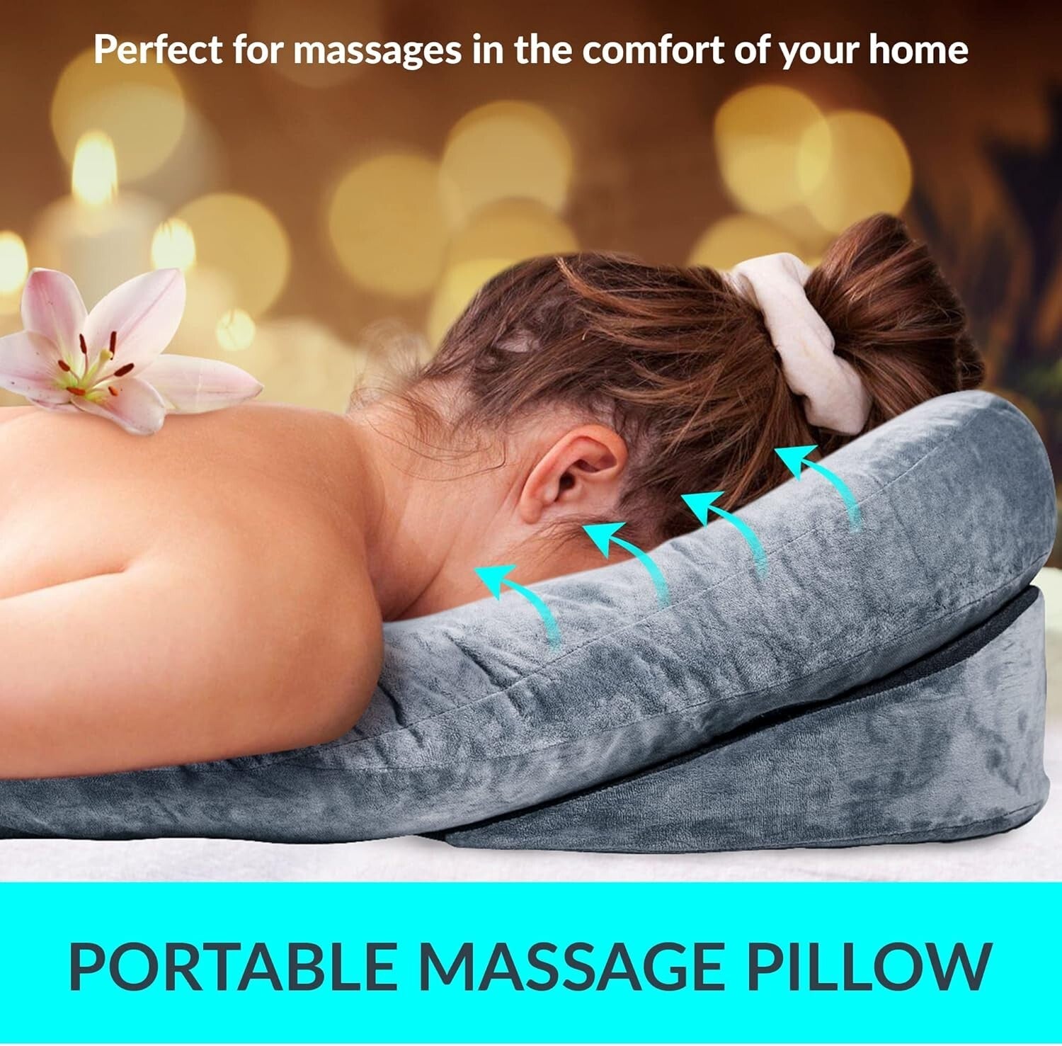 Ultimate Face Down Pillow for BBL & Eye Surgery Recovery - Shredded Memory Foam