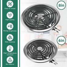 Load image into Gallery viewer, Premium Electric Stove Burner Drip Pan Set - Compatible Replacement Parts