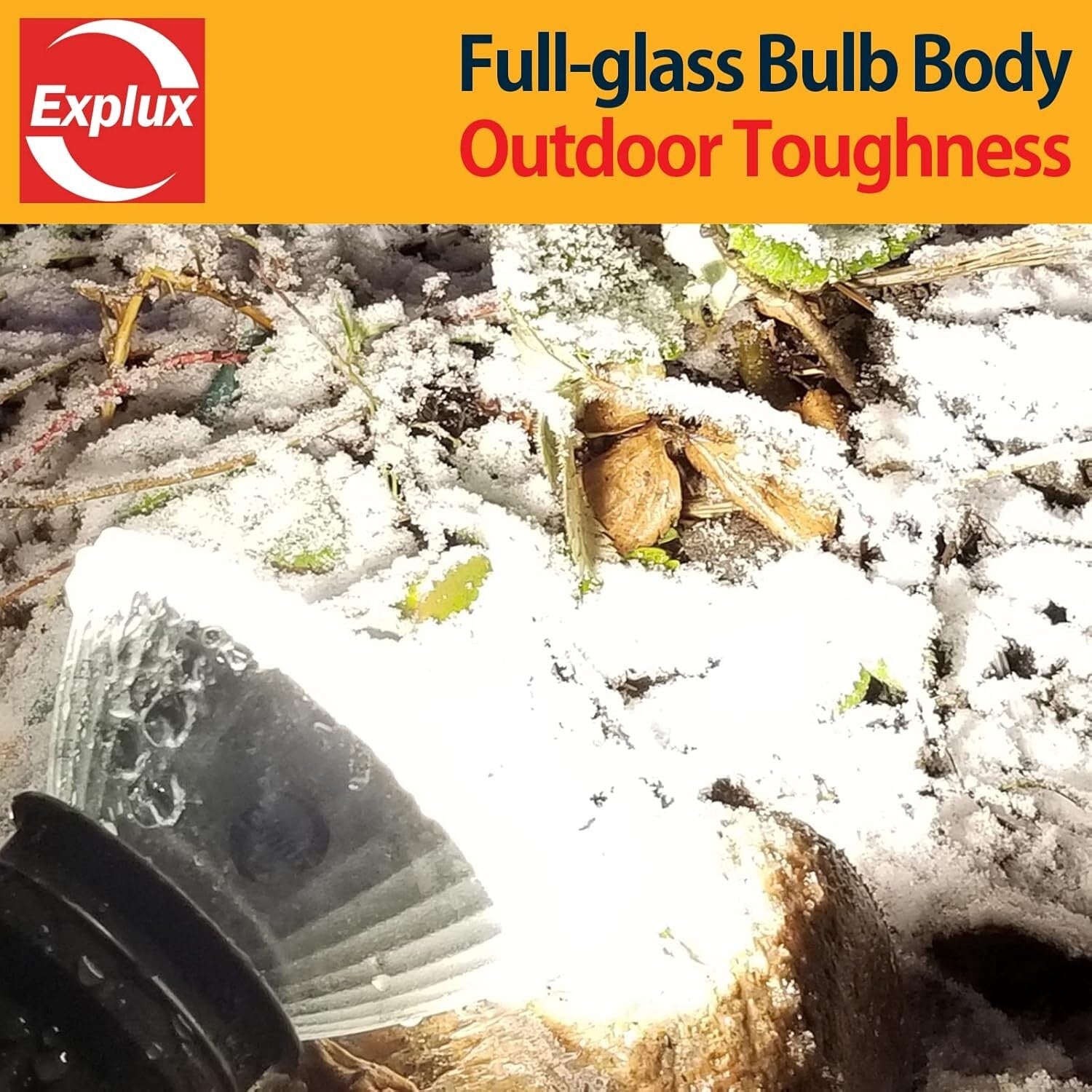 Energy-Efficient Glass Flood Light Bulbs - 150W Equivalent, 3000K Bright White