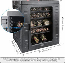 Load image into Gallery viewer, Premium Miniatures Transport Case – Adjustable Magnetic Trays for Organization