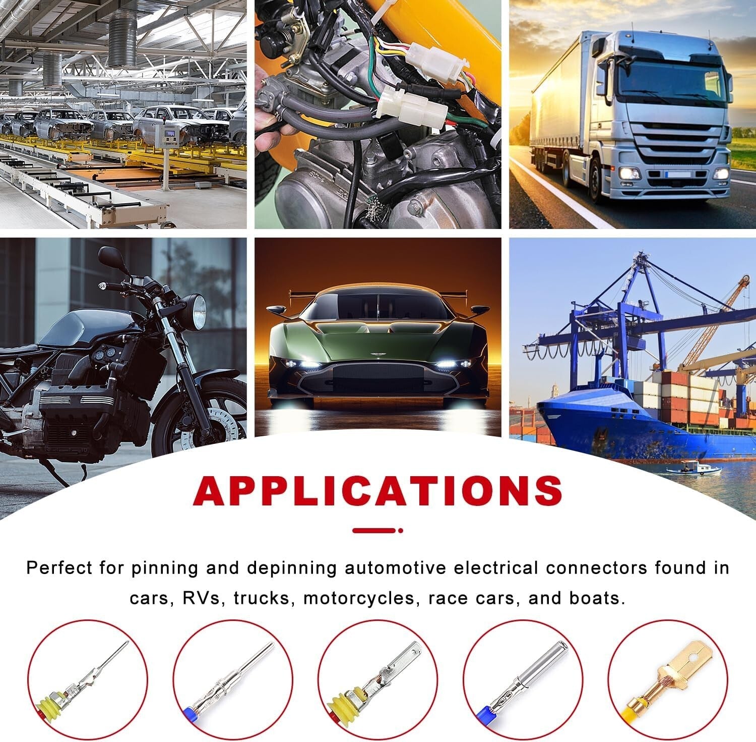 12PC Deutsch Crimping Tool Set - Efficient Automotive Wiring & Extraction Tools