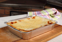 Load image into Gallery viewer, Recyclable Large Aluminum Roasting Pans - 20 Count, Oven &amp; Dishwasher Safe