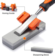 Load image into Gallery viewer, Professional Wood Chisel Set with 6 Sizes, Portable Case &amp; Sharpening Tools