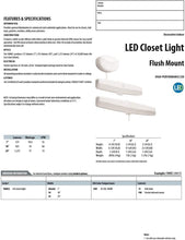 Load image into Gallery viewer, 7-Inch Energy-Efficient LED Flush Mount Light with Motion Sensor, 575 Lumens
