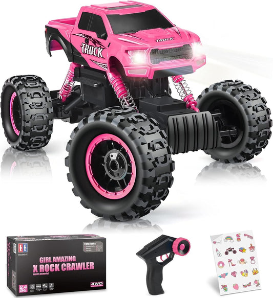 Fun and Safe Pink RC Truck for Girls - Ideal for Birthday and Christmas Gifts