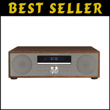 Load image into Gallery viewer, Vintage-Inspired Fleetwood Bluetooth FM Radio and CD Player with Alarm Clock