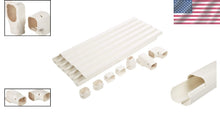 Load image into Gallery viewer, Universal Fit 20 Ft Decorative Line Cover for Mini Split ACs - Easy Install