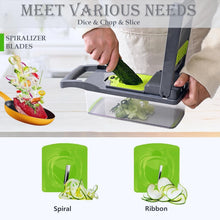 Load image into Gallery viewer, Versatile 20-in-1 Food Chopper &amp; Slicer - Stainless Steel Blades for Quick Prep