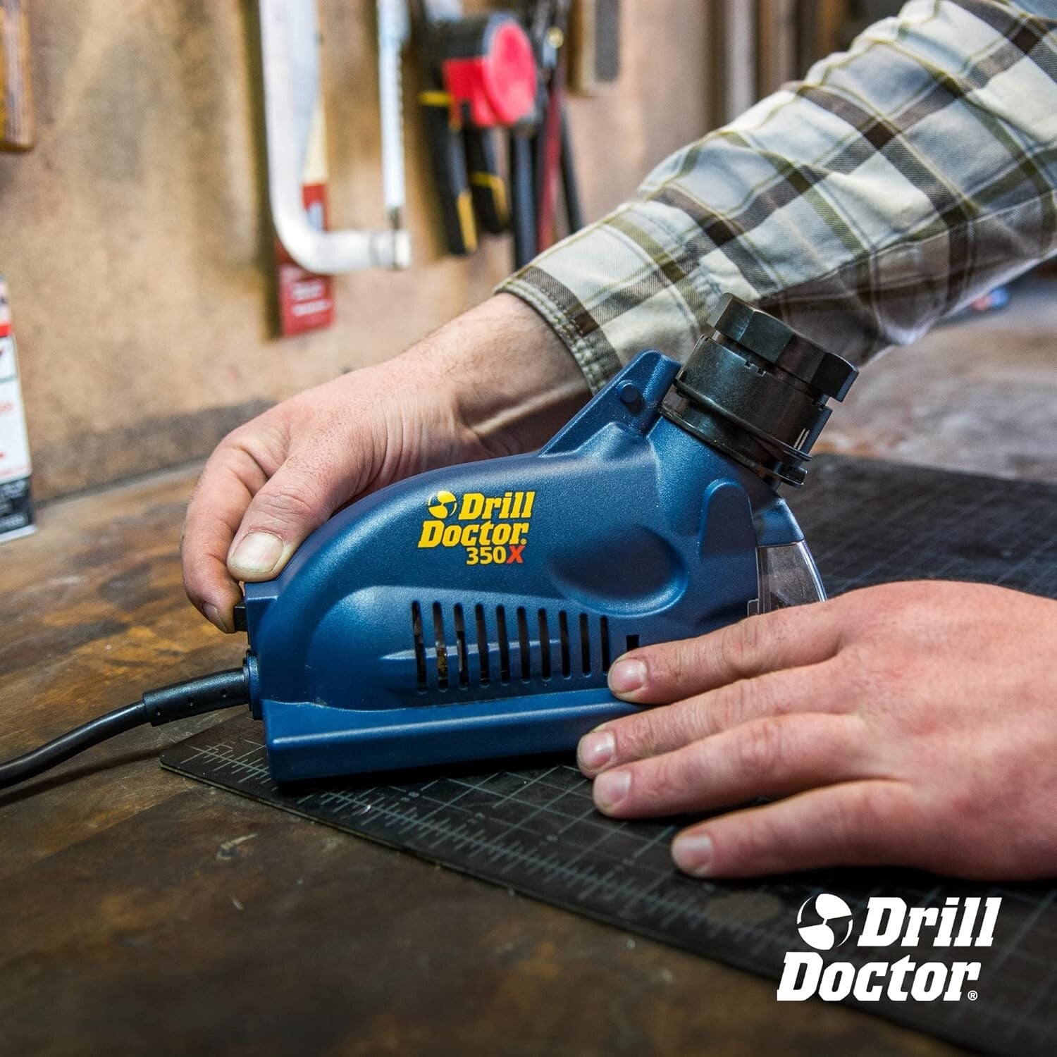 High-Speed Portable Drill Bit Sharpener for Precision Sharpening of Metal & Wood