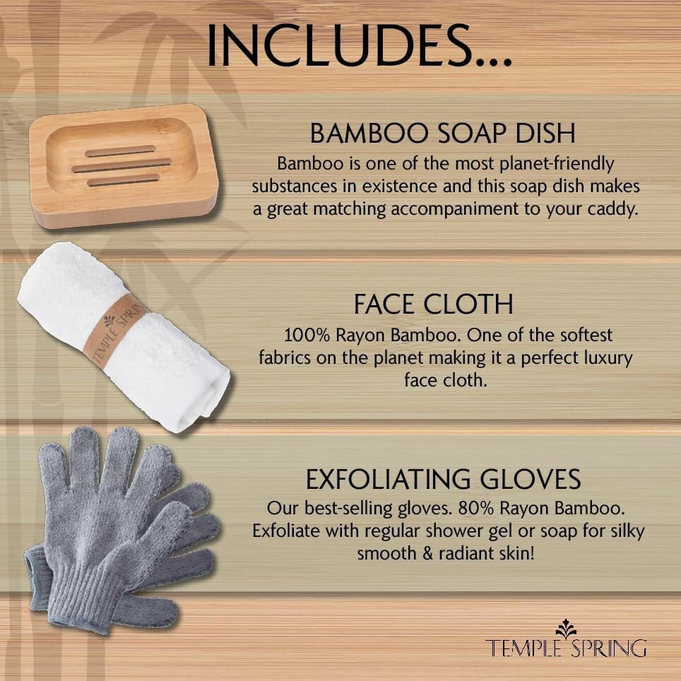 Sturdy Bamboo Bathtub Caddy with Soap Dish & Accessories for Ultimate Comfort