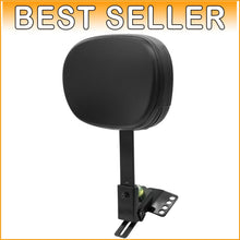Load image into Gallery viewer, Adjustable Plug-in Gloss Black Backrest Kit for Harley Electra Glide 1997-2023