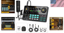 Load image into Gallery viewer, Lightweight Podcast Equipment Studio with Multi-Device Compatability &amp; Effects