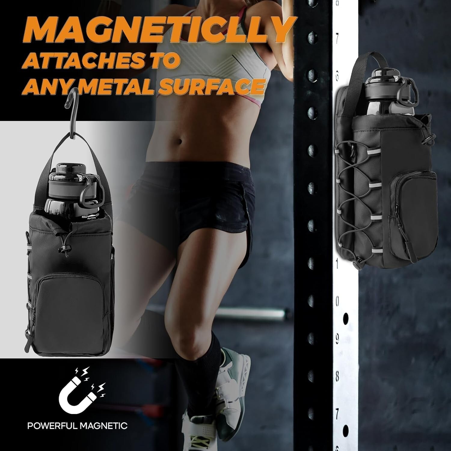 Ultimate Magnetic Gym Bag for Men and Women - Organized Workout Companion