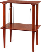 Load image into Gallery viewer, Elegant Mahogany Wooden Stand for Music Centers with 50+ Vinyl Record Holder