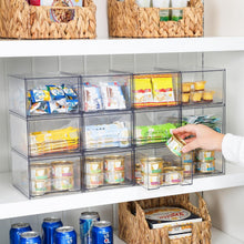 Load image into Gallery viewer, Durable Stackable Storage Bin Set with Pull-Out Handles - Perfect for Any Room