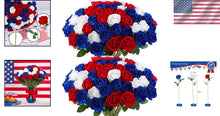 Load image into Gallery viewer, Bulk Fake Roses - 50 Indoor/Outdoor Velvet Silk Flowers for Elegant Arrangements