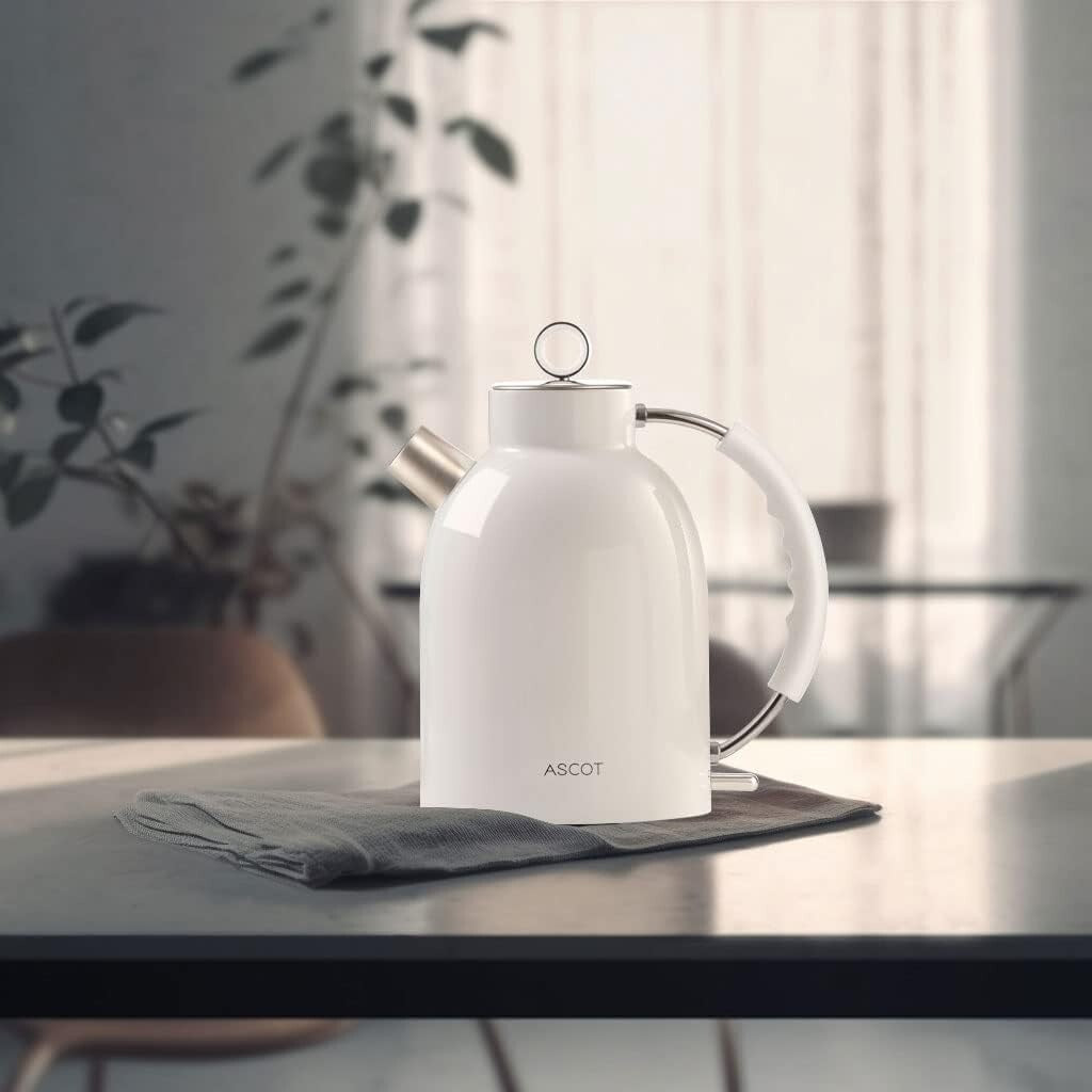 1.5L Electric Tea Kettle – Stylish Stainless Steel with Safety Features