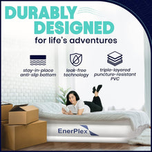 Load image into Gallery viewer, Durable Twin Air Mattress with Built-In Pump – Perfect for Camping &amp; Home Use