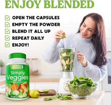 Load image into Gallery viewer, Plant-Based 90 Veggie Capsules with 42 Fruits &amp; Veggies - Gluten-Free Nutrition