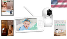 Load image into Gallery viewer, Infrared Night Vision Baby Monitor with ECO Mode and VOX Alerts for Parents