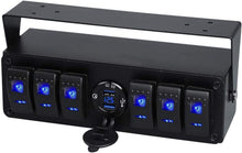 Load image into Gallery viewer, Versatile Rocker Switch Box with Quick Charge USB and LED Voltmeter for Vehicles