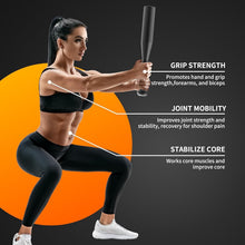 Load image into Gallery viewer, Versatile 20lb Alloy Steel Barbell – Ideal for Strength and Flexibility Workouts