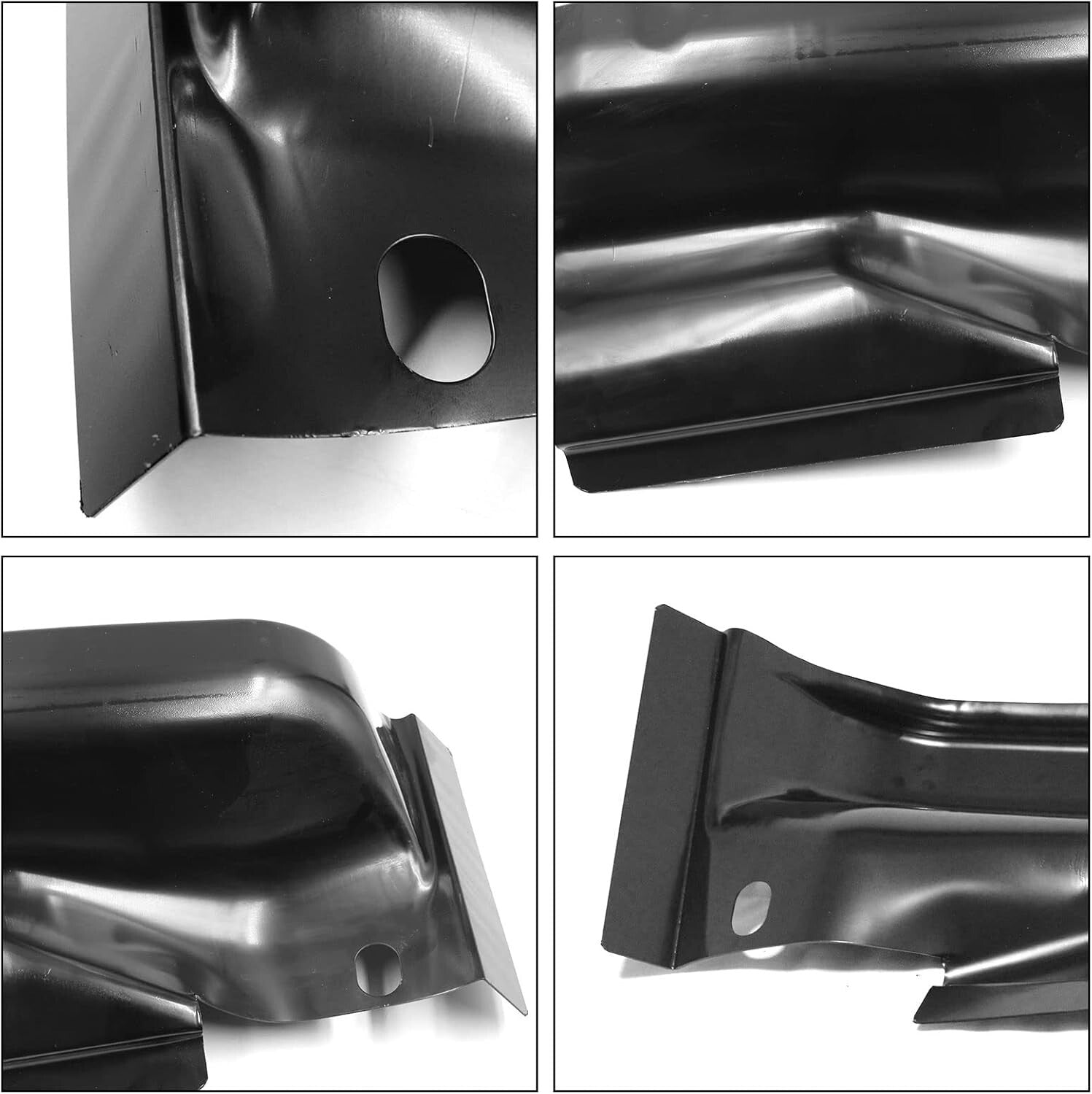 Metal Cab Corners Set for 2009-2014 Ford F150 Crew Cab - 2-Piece Replacement