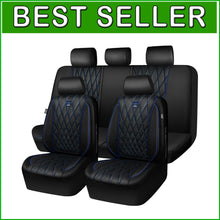 Load image into Gallery viewer, 5-Seat Waterproof Faux Leather Covers with Anti-Slip Design for SUVs and More