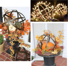 Load image into Gallery viewer, Versatile Collapsible Garden Spheres - Set of 3 Metal Orbs for Outdoor Style