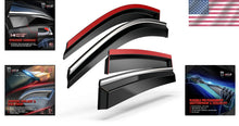 Load image into Gallery viewer, Durable Shatter-Resistant Rain Guards for 2019-2024 Vehicle Models - 4pc Set