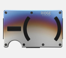 Load image into Gallery viewer, Slim Ridge Wallet with MagSafe - RFID Protection &amp; Cash Strap - Burnt Titanium