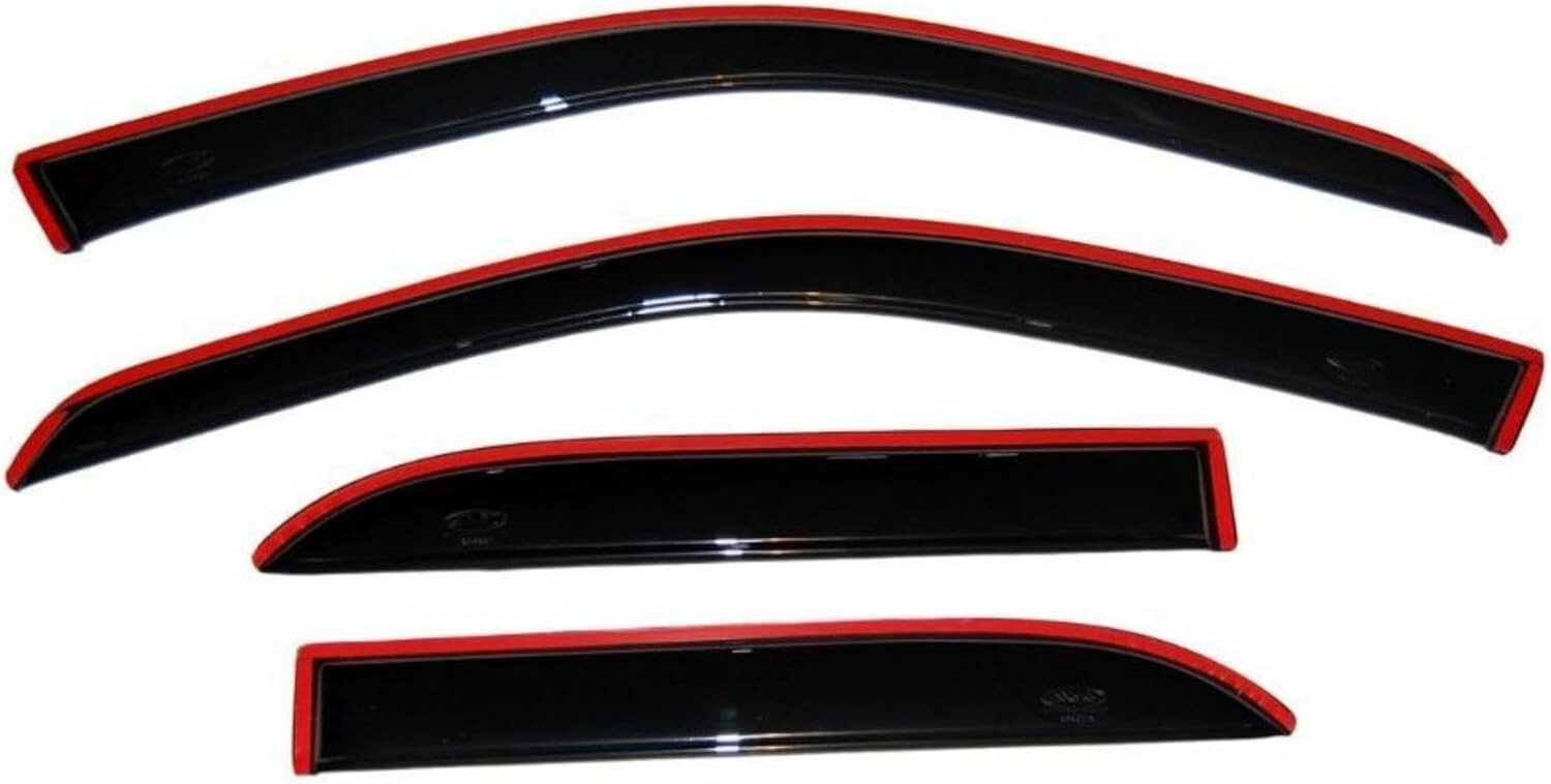 4-Piece In-Channel Window Deflectors for Chevy & GMC - Easy Install & Durable