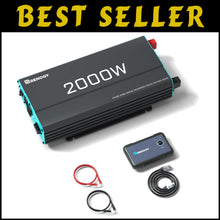 Load image into Gallery viewer, Powerful 2000W DC to AC Converter for Off-Grid Solar – USB &amp; Remote Control