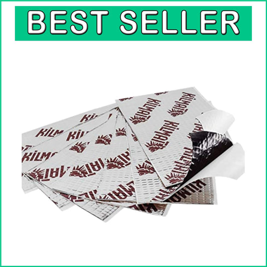 80 Mil 18 sqft Butyl Automotive Sound Deadening Mat - DIY Car Noise Insulation