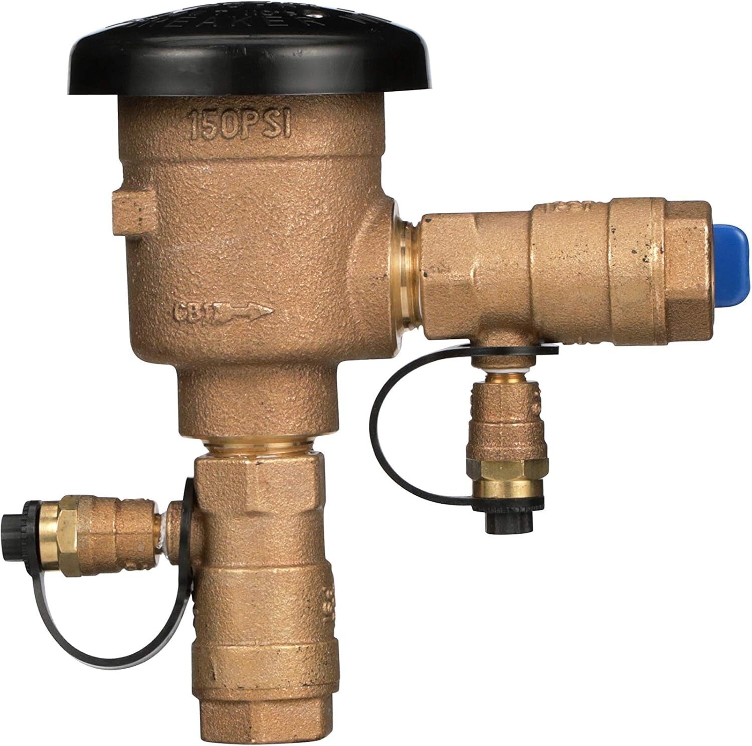 Dependable 1" Vacuum Breaker Assembly - Bronze for High Pressure Applications