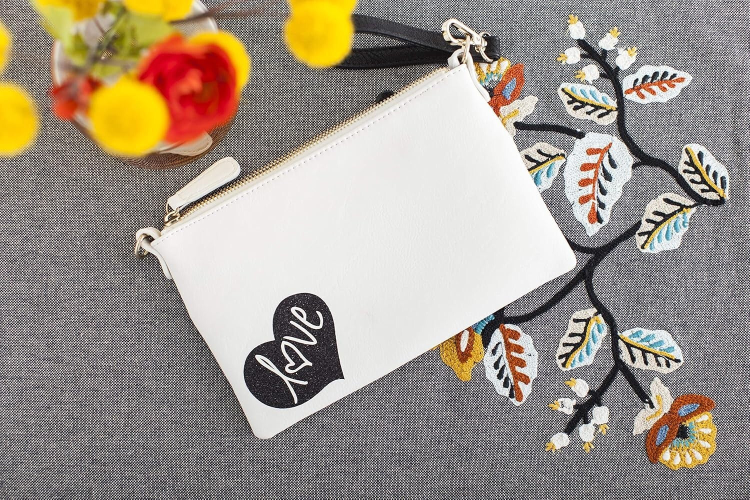 Lavish Black Glitter Iron-On Value Pack - Create Stunning Designs, 12" x 144"