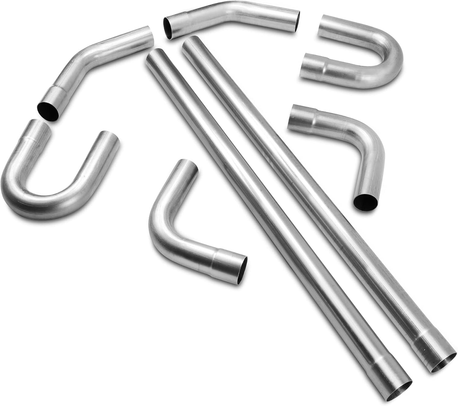 Enhanced Performance 2.25'' Mild Steel Exhaust Kit with Smooth Slip-Fit Design