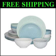 Load image into Gallery viewer, Durable and Stylish 16-Piece Dinnerware Set - Perfect for Entertaining Guests