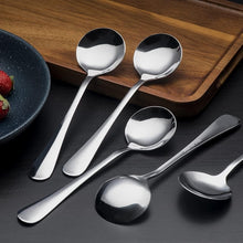 Load image into Gallery viewer, Elegant 50-Piece Stainless Steel Spoon Set for Restaurants &amp; Family Gatherings