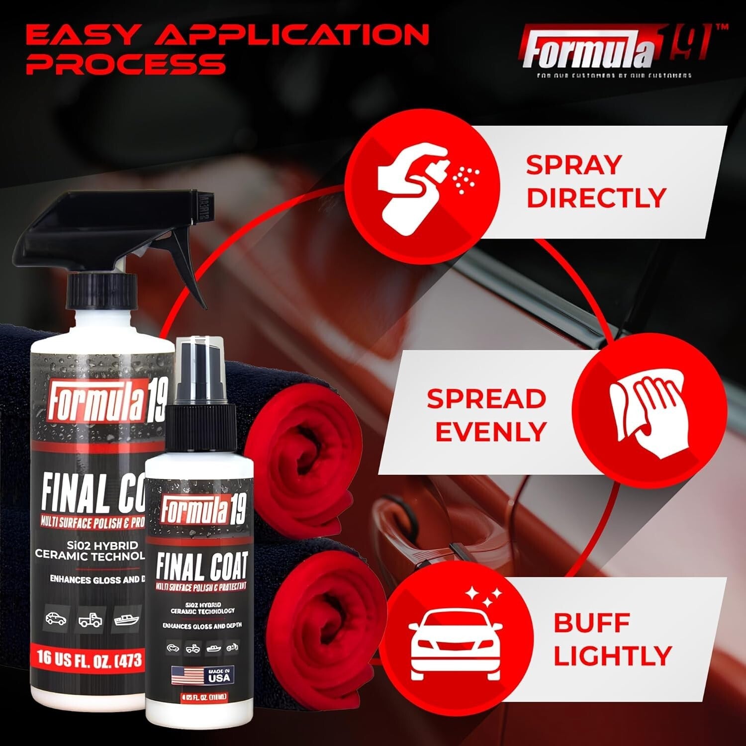 Eco-Friendly Ceramic Coating Spray - Protect & Shine Your Vehicles Effortlessly